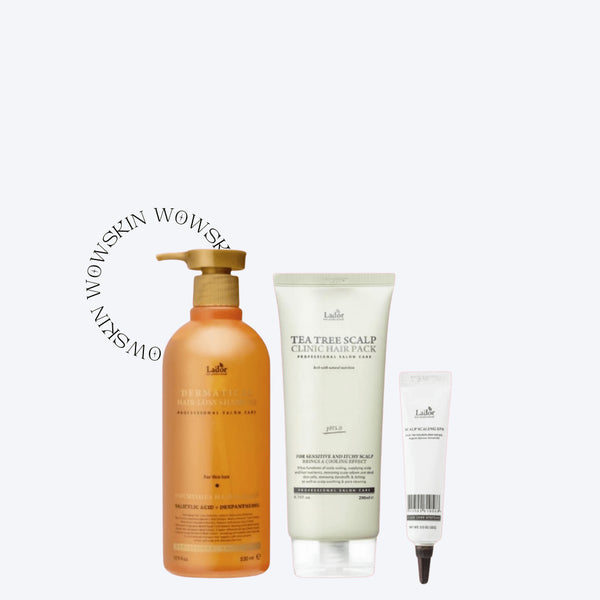 Set tratament anticadere par(pentru par subtire), Anti hair - loss set - WowSkin Romania